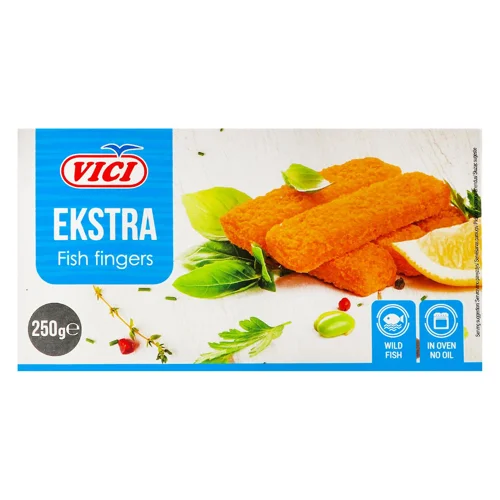 Палички рибні Vici Ekstra з філе-шматочків 250г