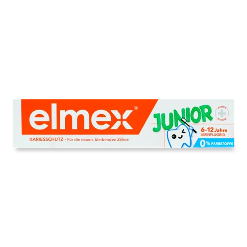 Зубна Паста Дитяча Elmex Junior 6-12 років, 75 мл