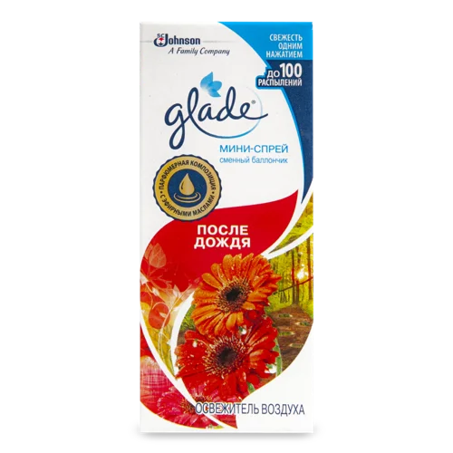 Змінний Балон Для Освіжувача Повітря Glade Після Дощу 10мл