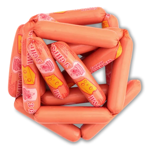 Сосиски З Сиром Хмельницькі Делікатеси Вищого Ґатунку, кг