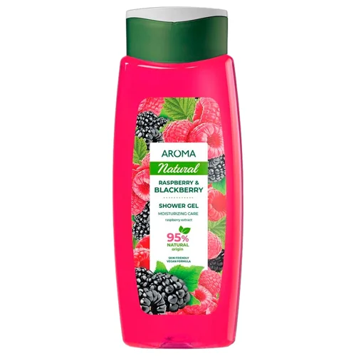 Гель для душу Aroma Natural Малина та ожина 400мл