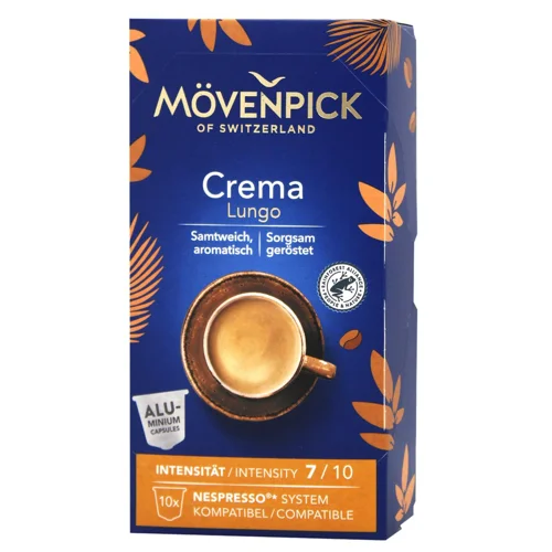 Кава Movenpick Crema Lungo в капсулах 5,7г*10шт