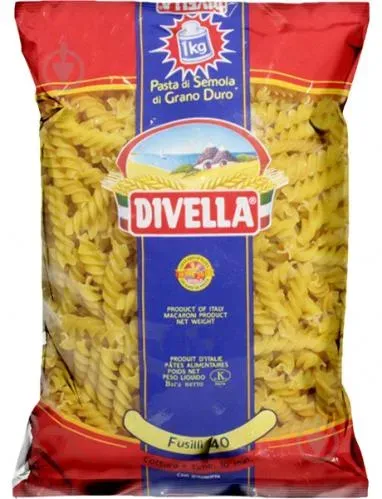 Макарони Divella Fusilli №40 500г