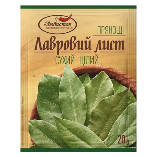 Лаврове листя (цілий) пропілен 20г