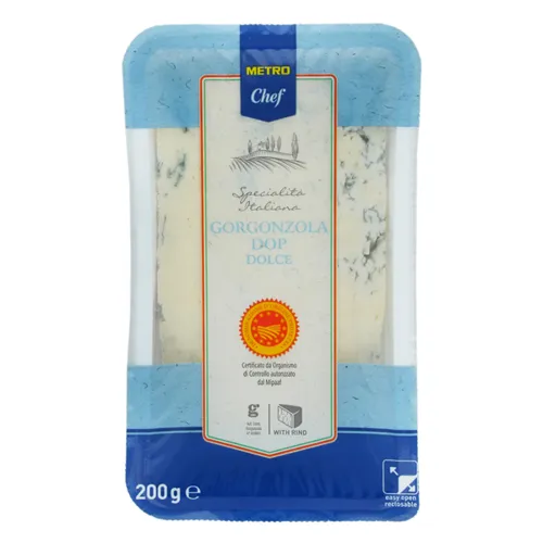 Сир Metro Chef Gorgonzola DOP Dolce 56% 200г