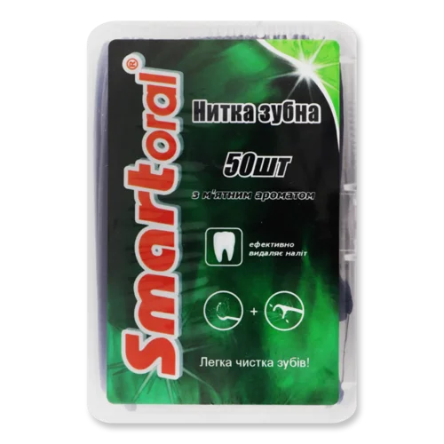 Нитка зубна Smartoral з м'ятним ароматом
