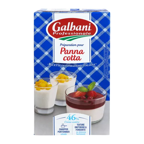 Крем 14% ультрапастеризований для приготування десерту Панна-котта Galbani Professionale т/п 1л