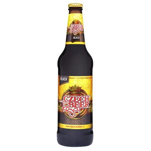 Пиво Czech Royal Beer Black темне 4,8% 0,5л