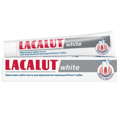 Зубна паста Lacalut White 75мл