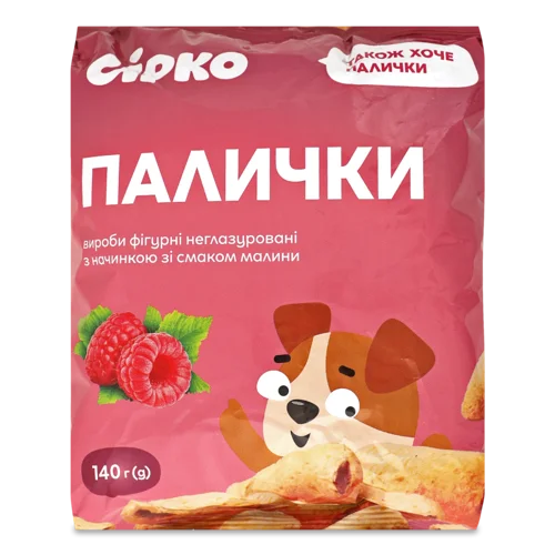 Вир Фігур Неглаз Начин Смак Малина, 140г, Сірка