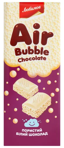 Шоколад білий пористий «Любимов» м/у 65г
