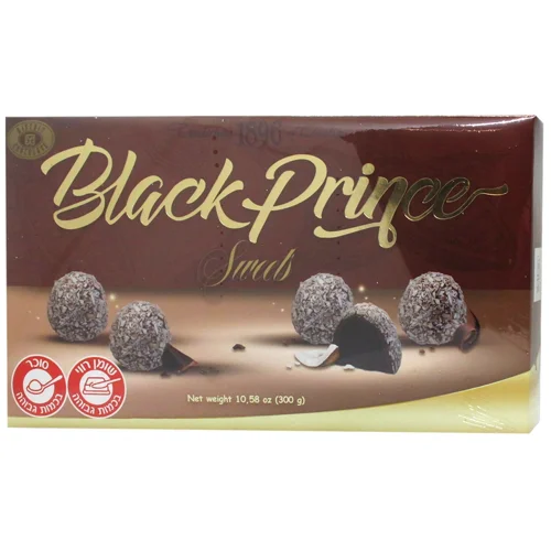 Цукерки Бісквіт-Шоколад Чорний принц 300г