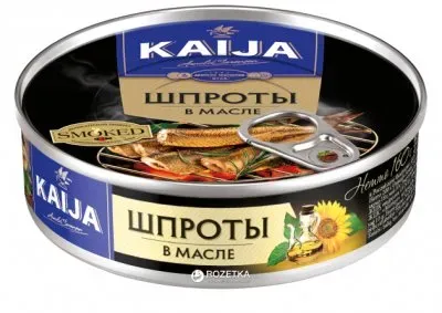 Кайя Шпроти в олії літографія 160г