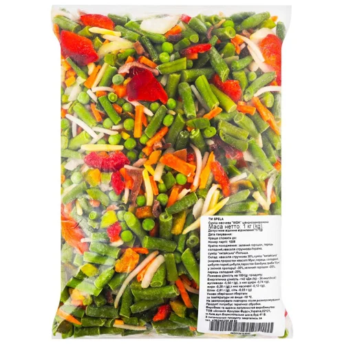 Суміш овочева Spela Wok швидкозаморожена 1кг