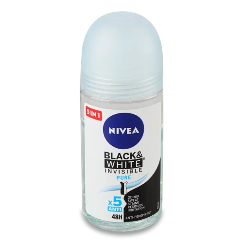 Антиперспірант Pure Invisible Black&White Nivea, 50 мл