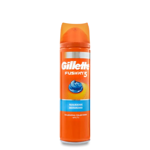 Гель для гоління Gillette Fusion ProGlide Увлажнюючий, в/ґ, 200 мл