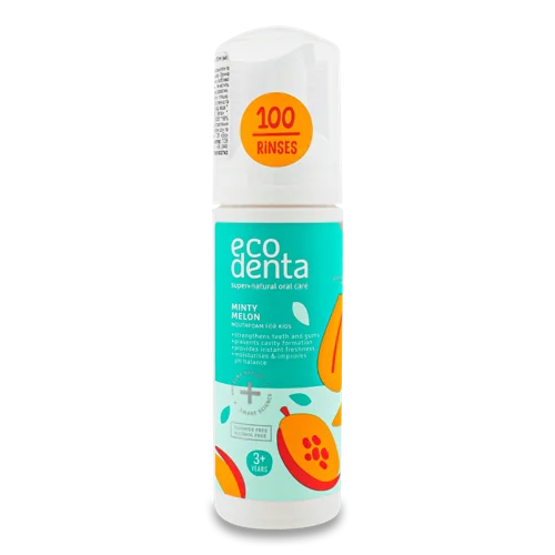 Піна для Догляду За Ротовою Порожниною Дітей Від 3 Років Minty-Melon Ecodenta, 150мл