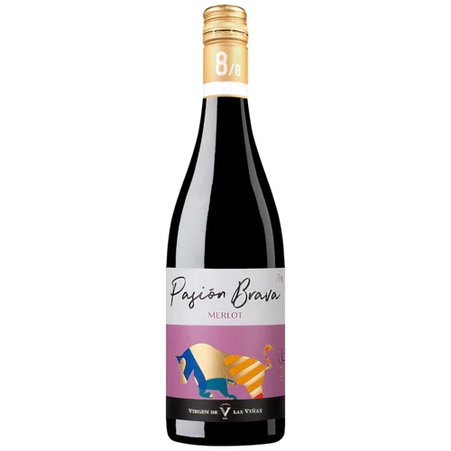 Вино Pasion Brava Merlot червоне напівсухе 0.75л 10.5-15.0% 