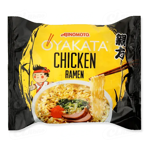 Локшина Oyakata «Рамен» зі смаком курки швидкого приготування, 83г