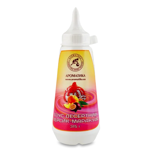 Соус Десертний Топінг Персик-Маракуя, п/пл 315г