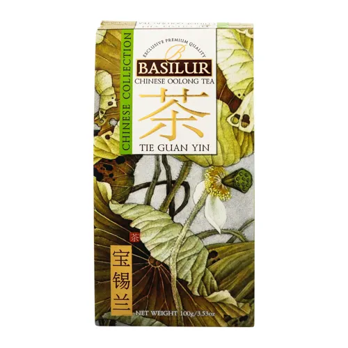 Чай зелений Tie Guan Yin Basilur Tea картонна упаковка 100г