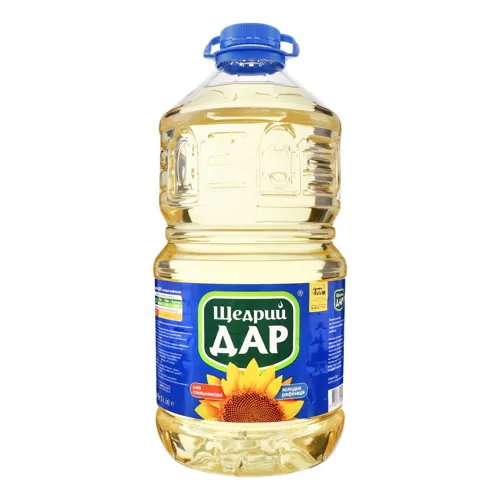Олія соняшникова холодної рафінації Щедрий дар п/пл 5л