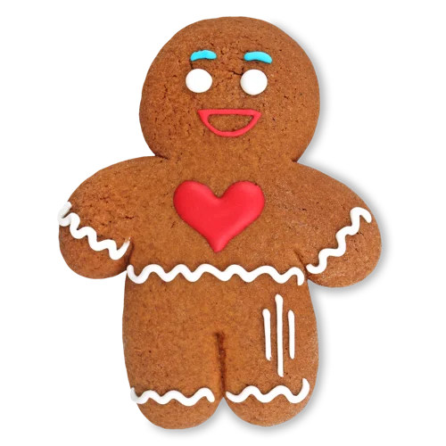 Пряник Чоловічок-Валентинка, в/ґ, 100г