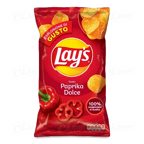 Чіпси картопляні Lay's зі смаком паприки 133г