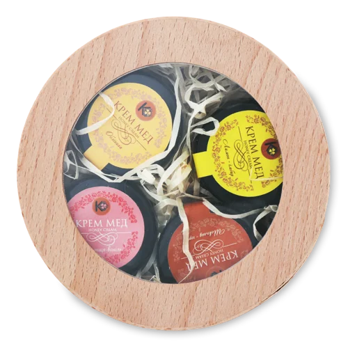 Крем-Мед Подарунковий Набір 4 Смаки, туб 200г