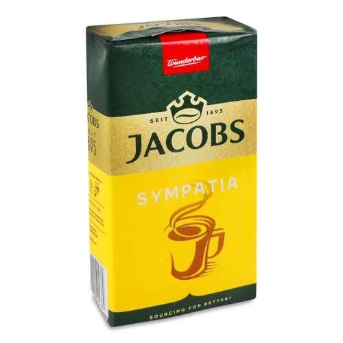 Кава Натуральна Смажена Мелена Симпатія Jacobs, м/у 250г