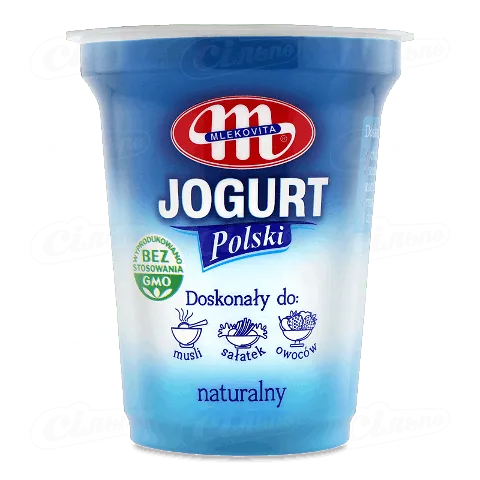 Йогурт Mlekovita натуральний 3%, 350г