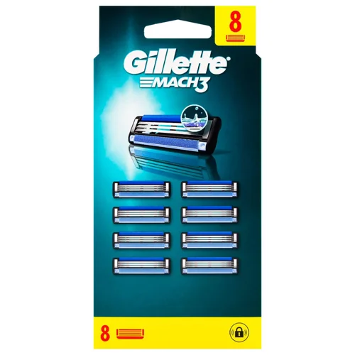 Змінні касети Gillette Mach3 для гоління 8шт