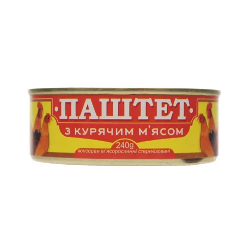 Паштет з курячим м'ясом Онисс з/б 240г