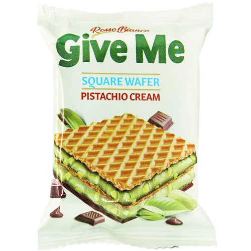 Вафлі Rosso Bianco Give Me з горіховим кремом 30г