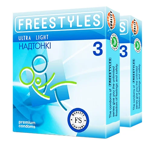 Презервативи Freestyles Ultra Light 3шт