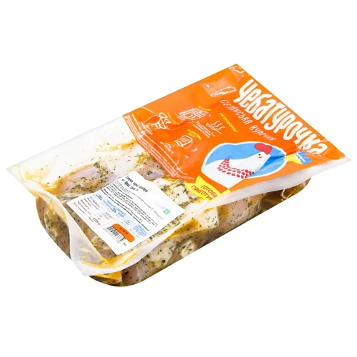 Гомілка курчат-бройлерів Чебатурочка Фреш гриль в маринаді охолоджена