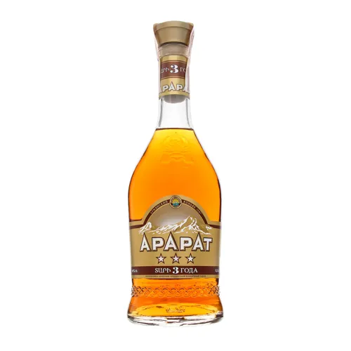 Коньяк 0.5л 40% вірменський 3 зірки Ararat