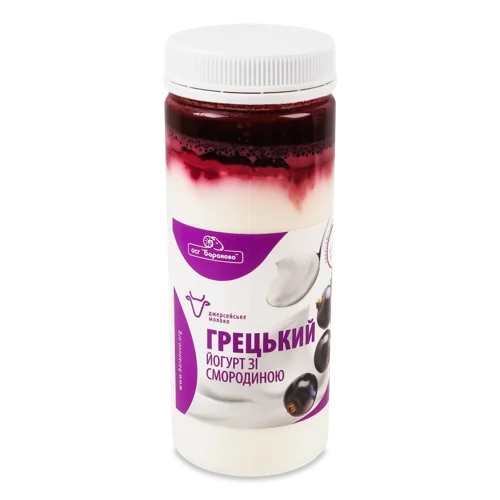 Йогурт 2.5% Зі Смородиною Грецький Вищого Ґатунку, 500г
