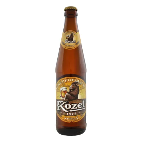 Пиво 0.45л 4% світле фільтроване пастеризоване Svetly Velkopopovicky Kozel пл