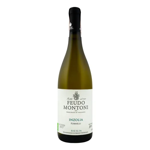 Вино 0.75л 13% біле сухе Inzolia Fornelli Feudo Montoni