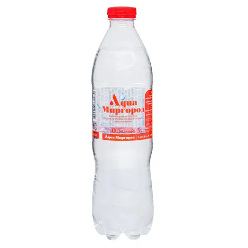 Вода мінеральна Aqua Миргород сильногазована 0,5л