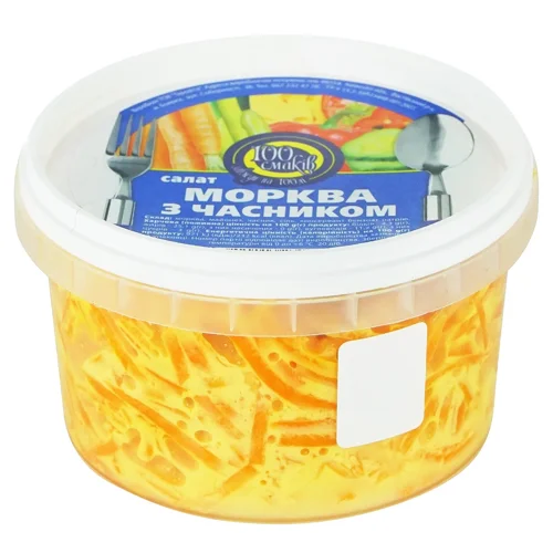 Морква 100 смаків з часником 250г