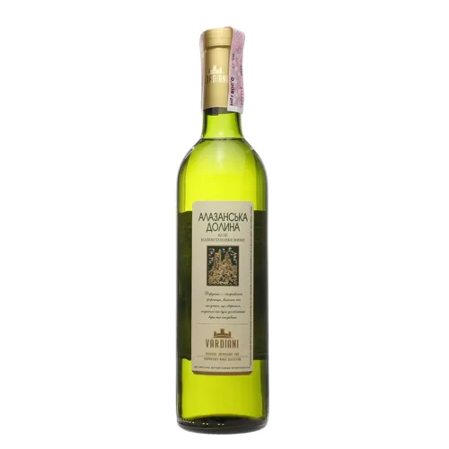 Вино 0.75л 9-13% біле напівсолодке Алазанська долина Vardiani пл