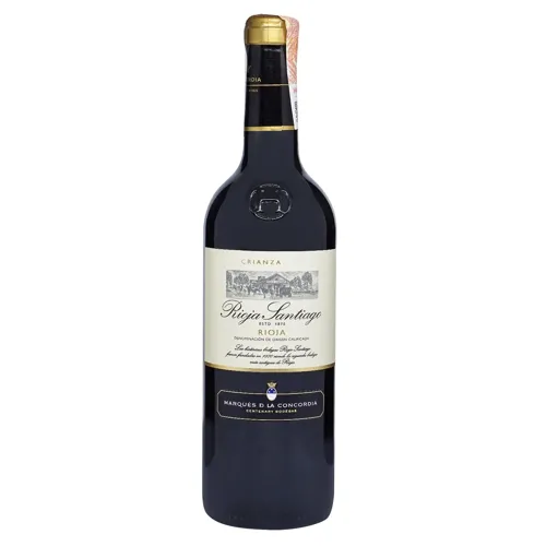 Вино Rioja Santiago Crianza Rioja червоне сухе 13,5% 0,75л