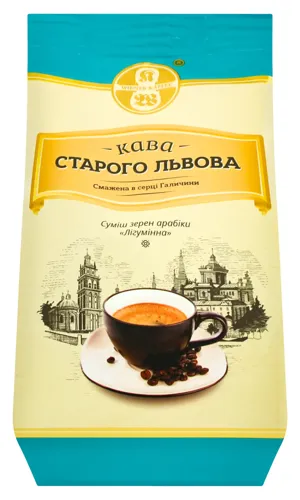 Кава смажена мелена Лігумінна Кава Старого Львова м/у 100г