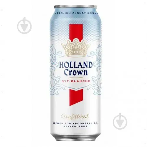 Пиво Holland Crown Wit Blanche світле нефільтроване 5% 0,5л