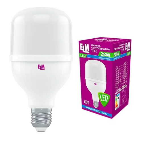 Лампа ELM Led TOR 28W PA20S E27 6500 18-0189