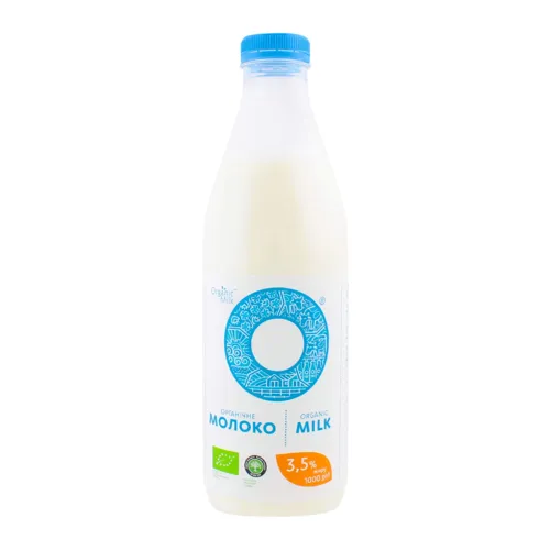 Молоко 3,5% органічне Organic Milk п/б 1000г