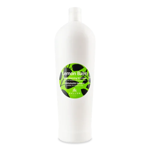 Шампунь для Глибокого Очищення Волосся з Меліси Lemon Balm Kallos 1л