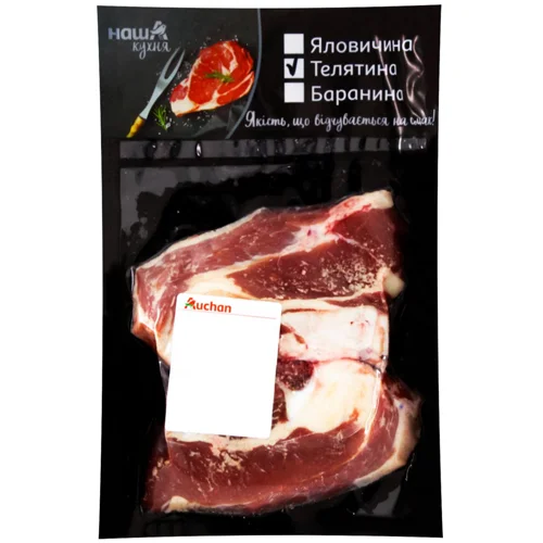 Грудинка теляча Auchan на кістці охолоджена